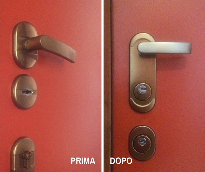 conversione serratura romanengo